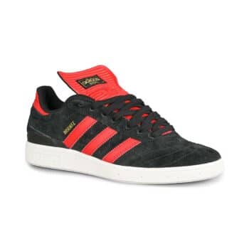 Adidas Busenitz Skate Shoes - Core Black/Scarlett/Gold Metallic