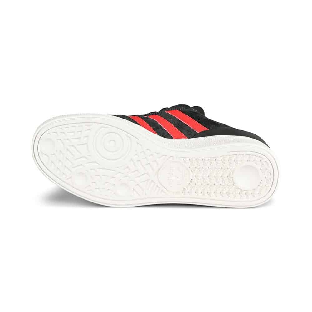 Adidas Busenitz Skate Shoes - Core Black/Scarlett/Gold Metallic