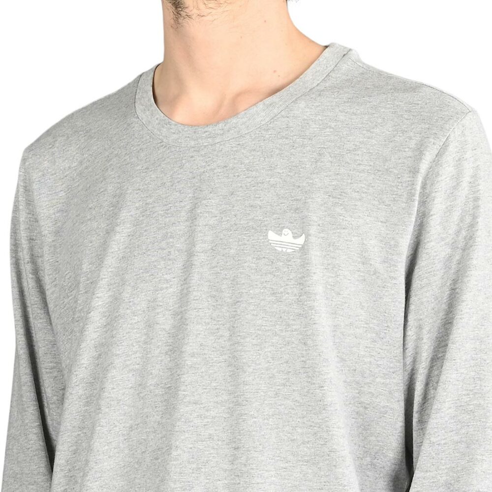 Adidas Shmoofoil Painted L/S T-Shirt - Grey Heather/Multicolour