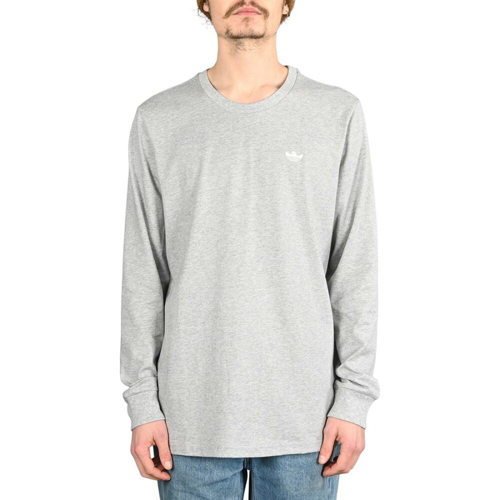 Adidas Shmoofoil Painted L/S T-Shirt - Grey Heather/Multicolour