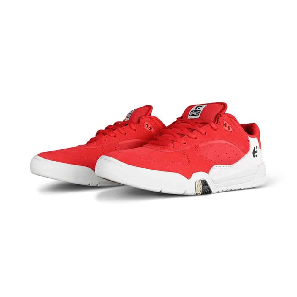 Etnies Estrella Skate Shoes - Red-White