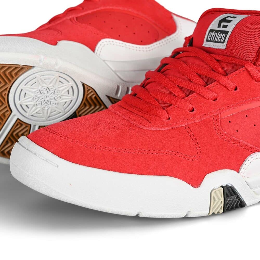 Etnies Estrella Skate Shoes - Red-White