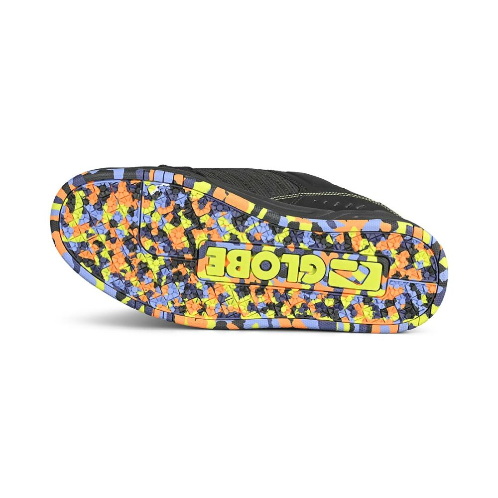 Globe Fusion Skate Shoes - Black/Lime/Mosaic