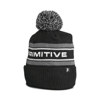 Primitive Euro Pom Beanie Hat - Black