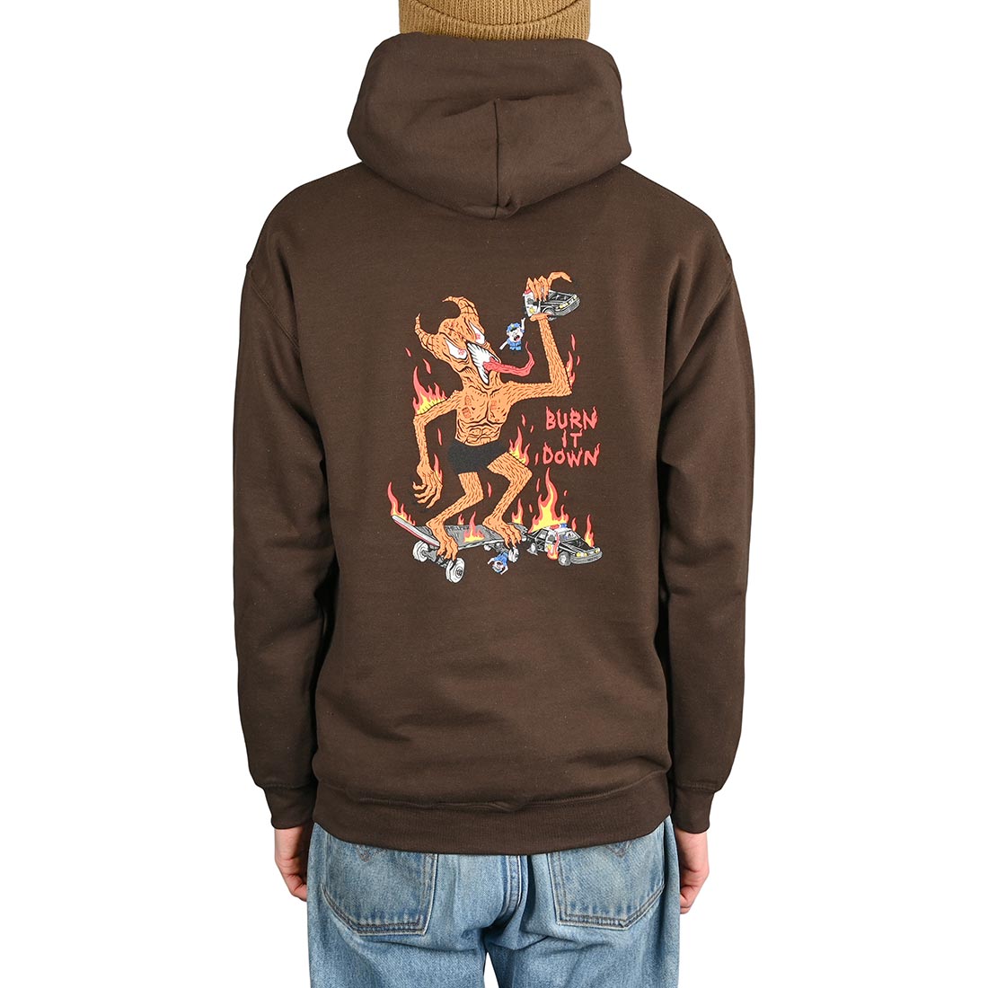 Volcom burned down hoodie sales