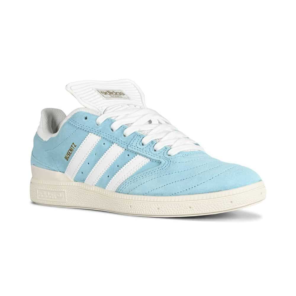 Adidas Busenitz Skate Shoes - Pre Blue/White/Cloud White