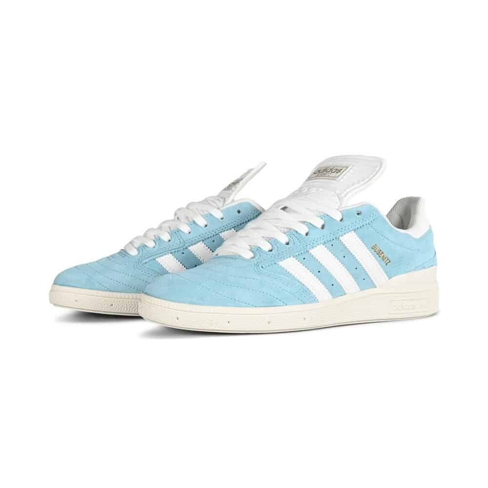 Adidas Busenitz Skate Shoes - Pre Blue/White/Cloud White