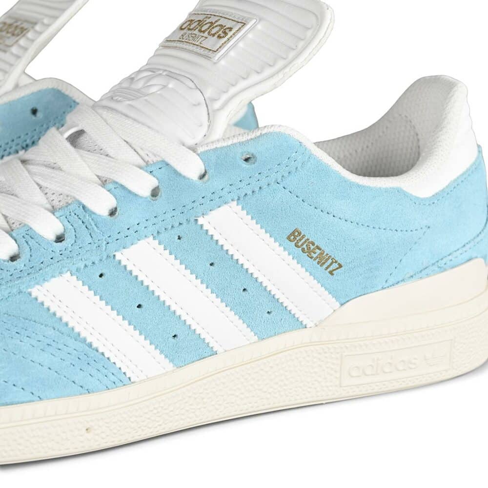 Adidas Busenitz Skate Shoes - Pre Blue/White/Cloud White