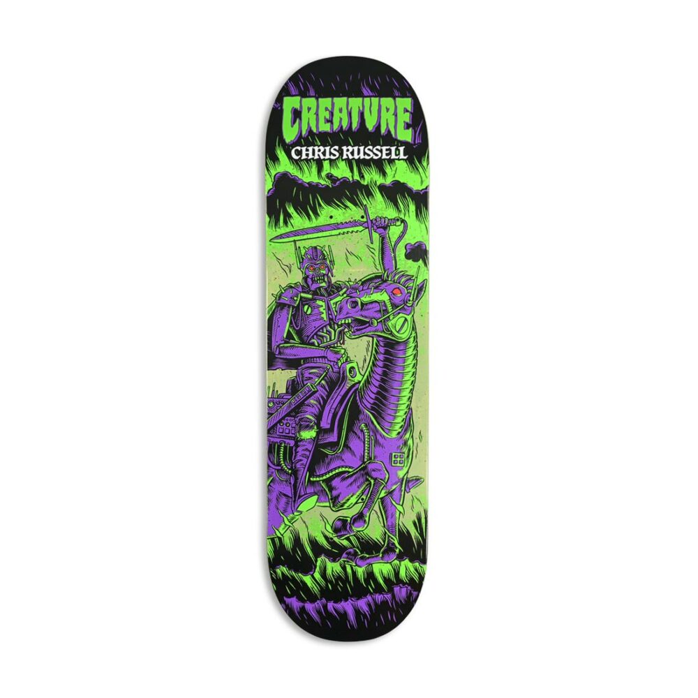 Creature Chris Russell Horseman VX 8.6" Skateboard Deck