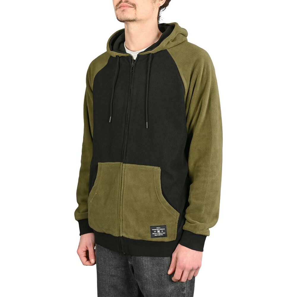 DC Fineline Zip-Up Hoodie - Ivy Green