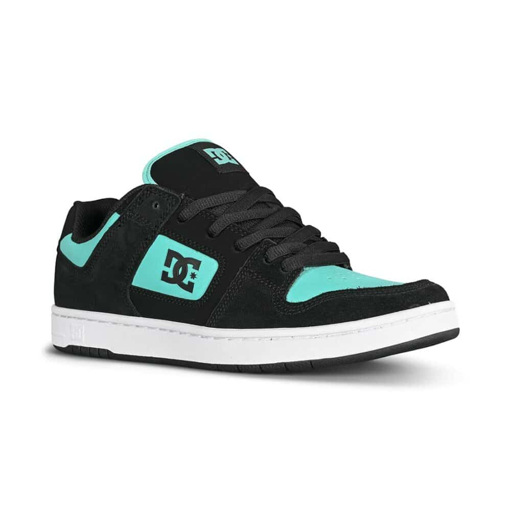 DC Manteca 4 Skate Shoes - Black/Blue Atoll