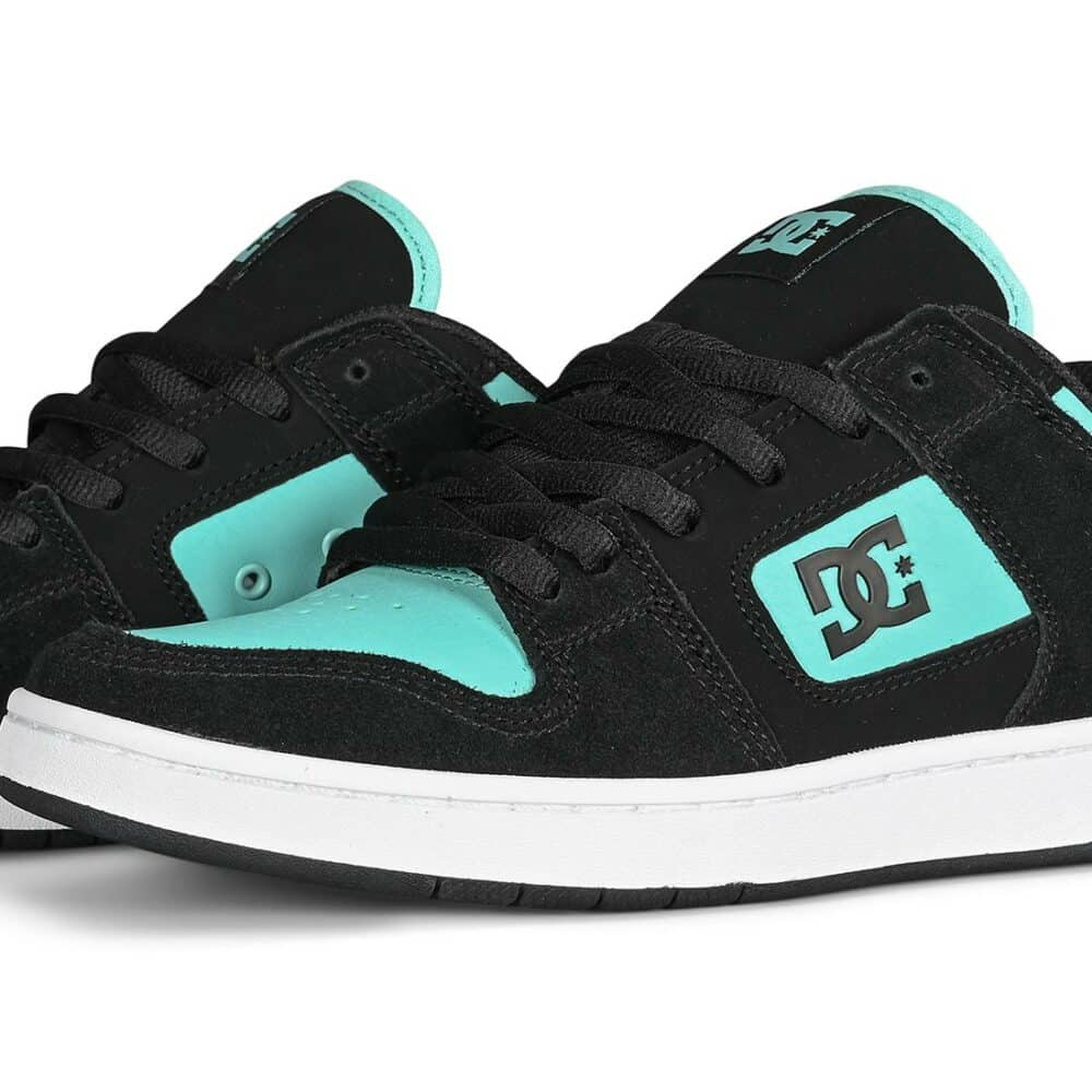 DC Manteca 4 Skate Shoes - Black/Blue Atoll