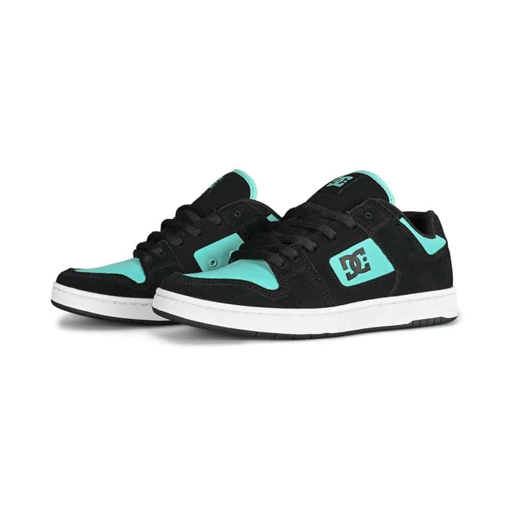 DC Manteca 4 Skate Shoes - Black/Blue Atoll