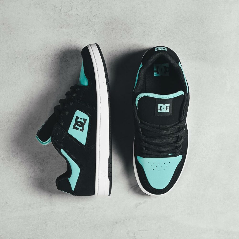 DC Manteca 4 Skate Shoes - Black/Blue Atoll