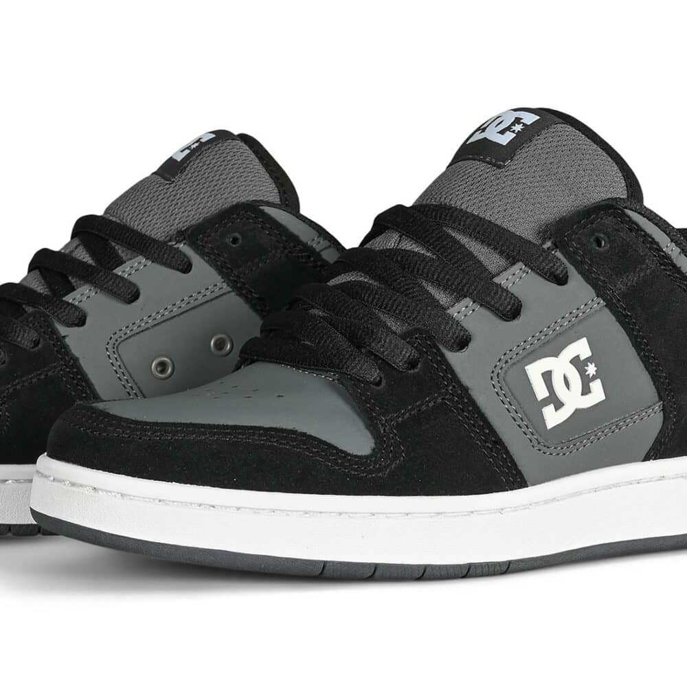 DC Manteca 4 Skate Shoes - Black/Grey/White