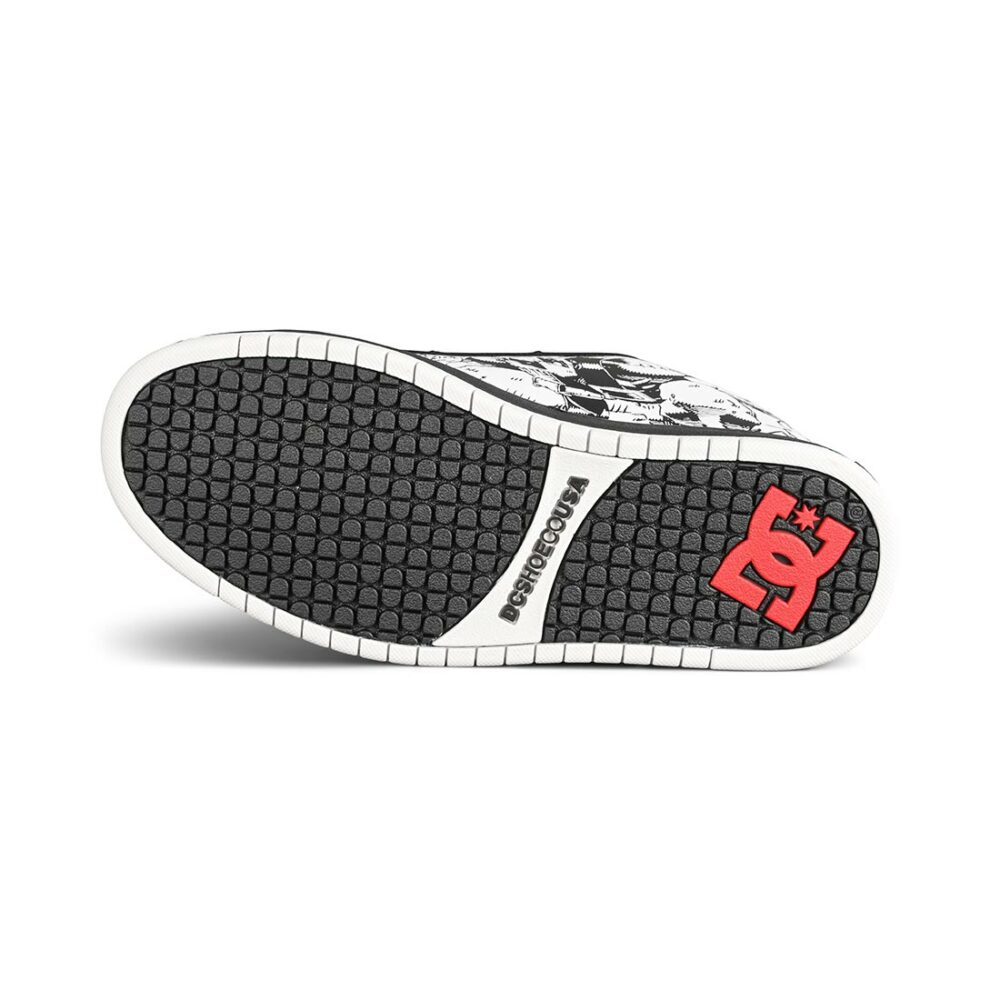 DC x Deadpool Court Graffik Skate Shoes - Black/White/Red