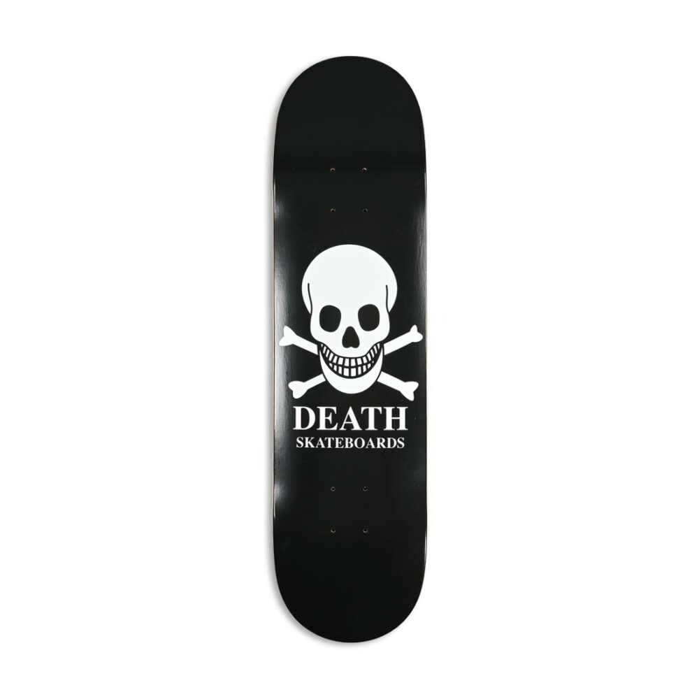 Death OG Skull Skateboard Deck - Black