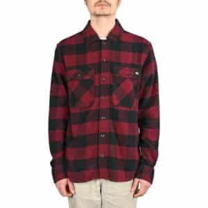 Dickies New Sacramento L/S Shirt - Maroon (Copy)