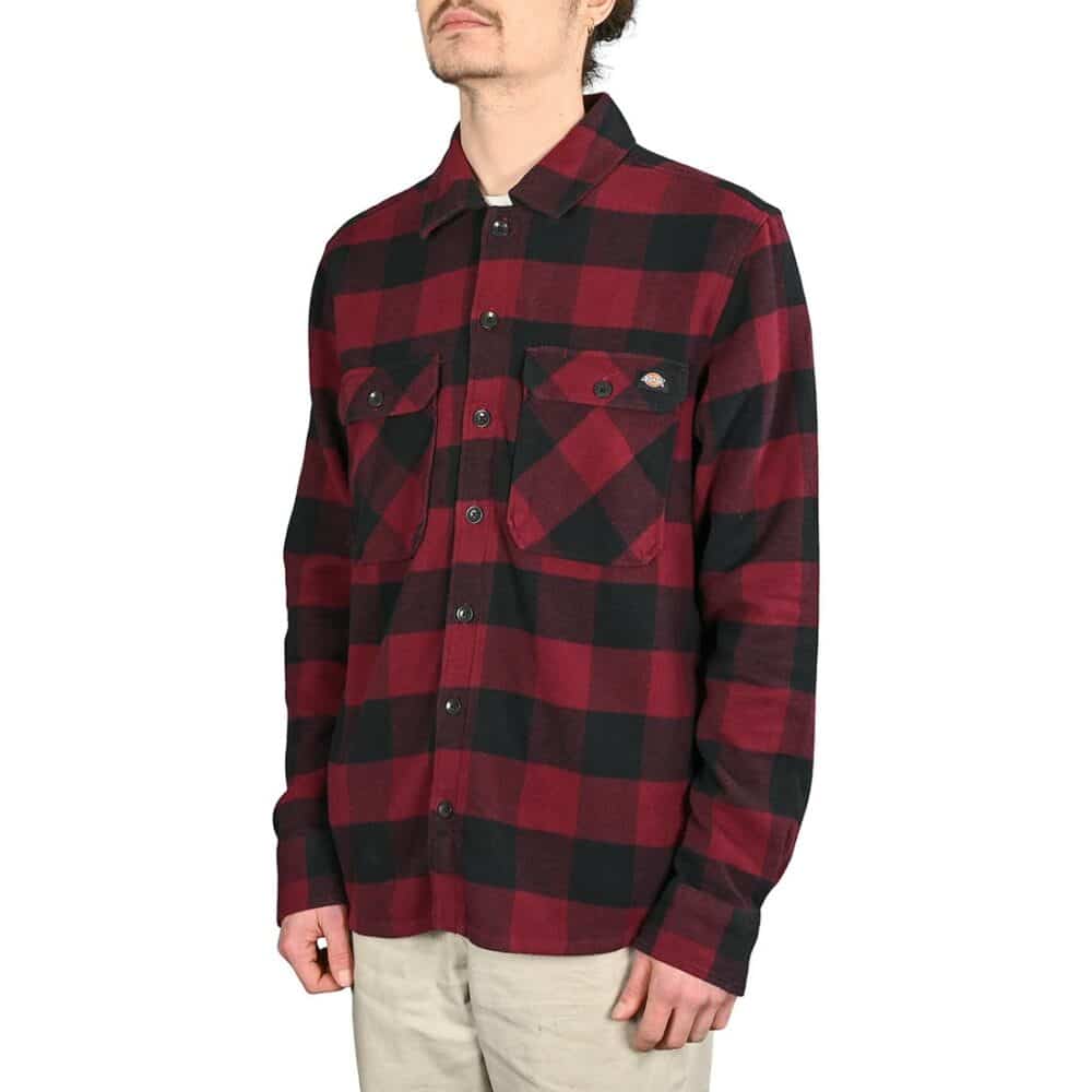 Dickies New Sacramento L/S Shirt - Maroon