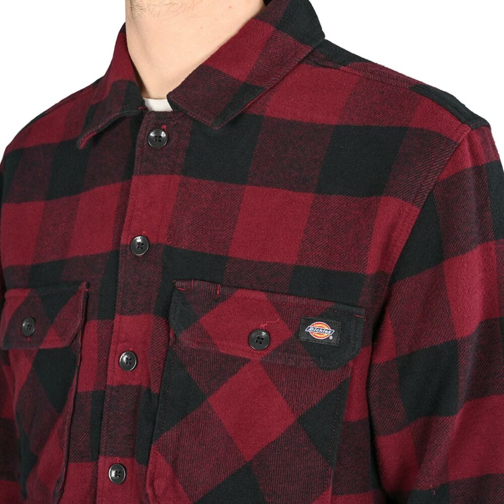 Dickies New Sacramento L/S Shirt - Maroon