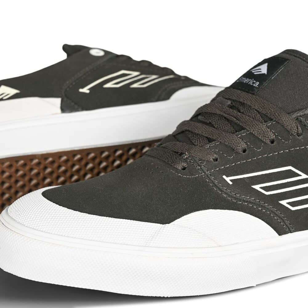 Emerica The Low Vulc Skate Shoes - Charcoal