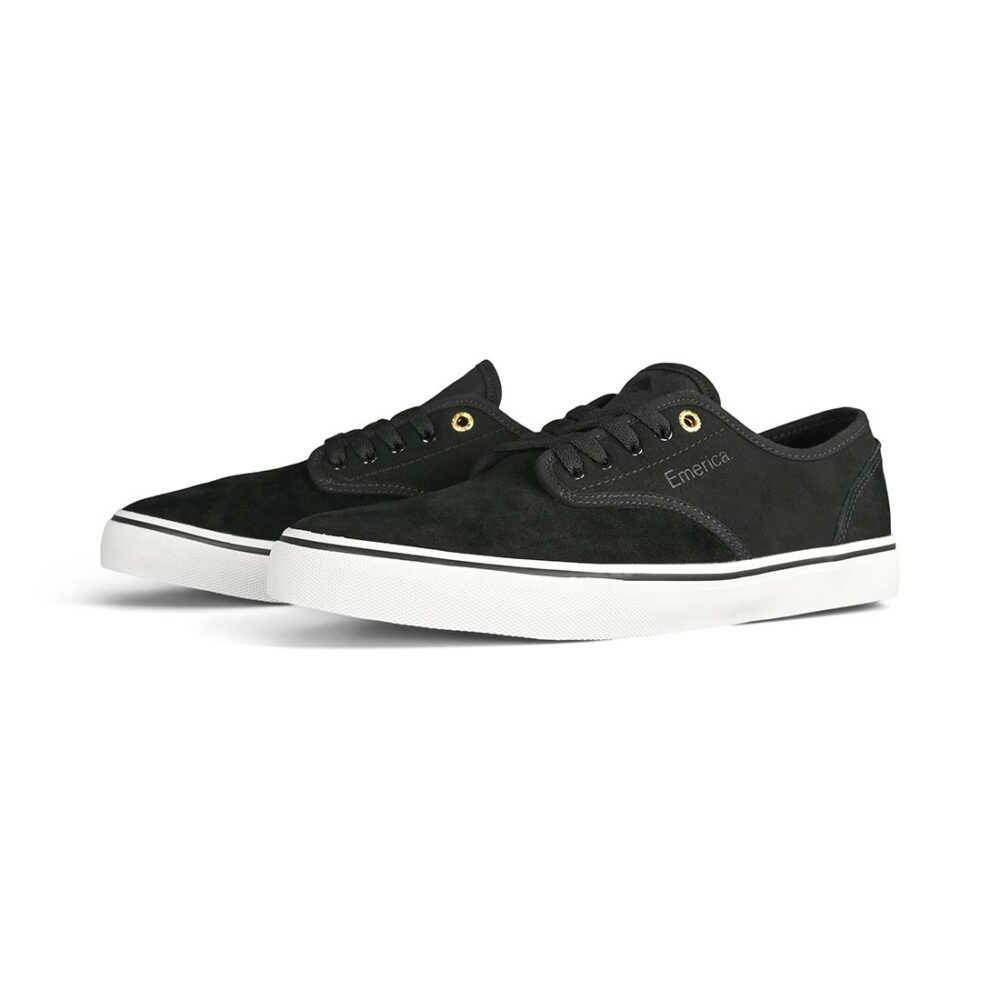 Emerica Wino Standard Skate Shoes - Black/White/Gold