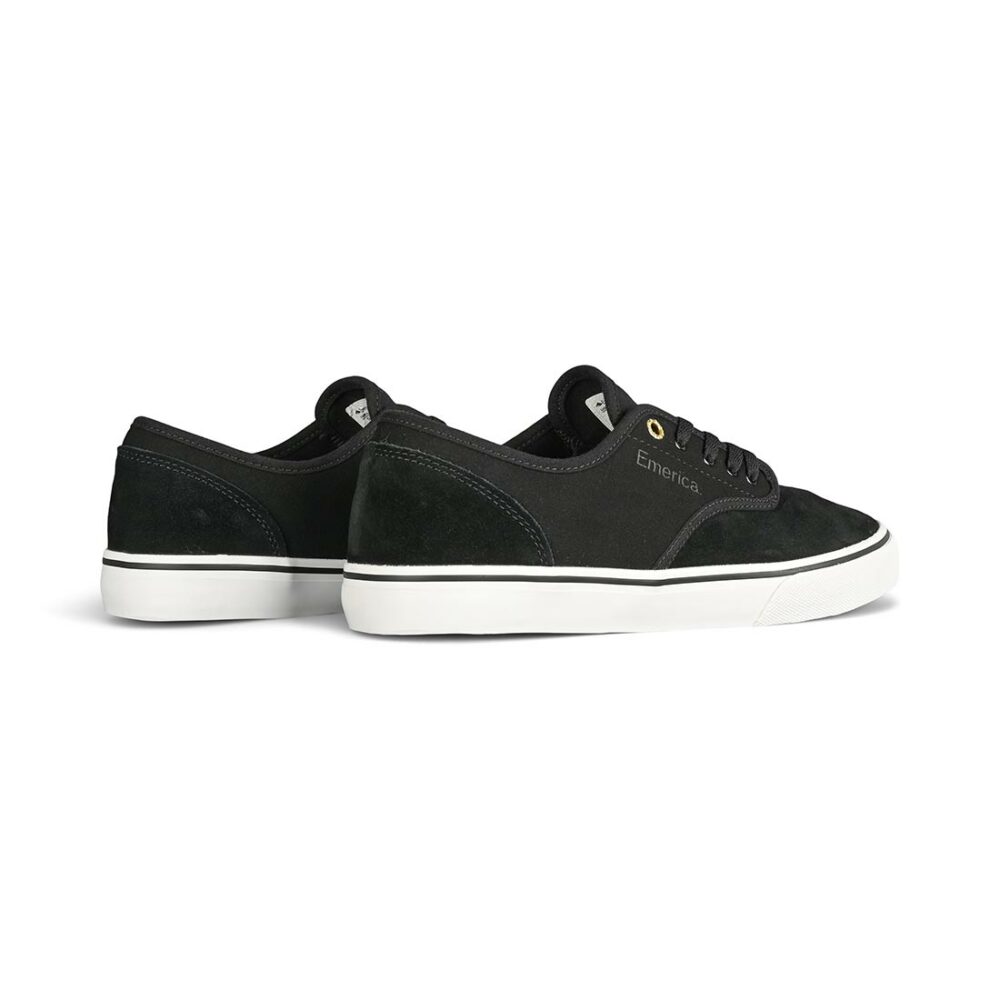 Emerica Wino Standard Skate Shoes - Black/White/Gold