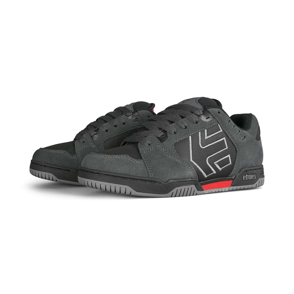 Etnies Faze Skate Shoes - Dark Grey/Black/Red