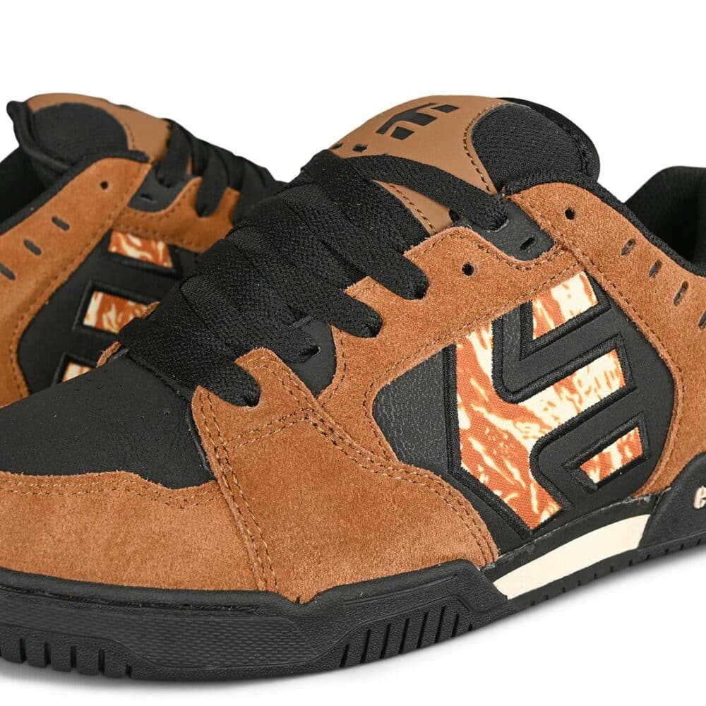 Etnies Faze Skate Shoes - Tan/Black