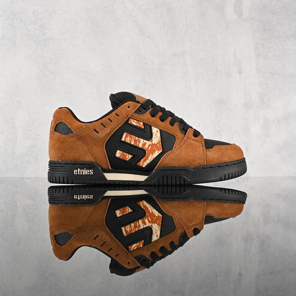 Etnies Faze Skate Shoes - Tan/Black