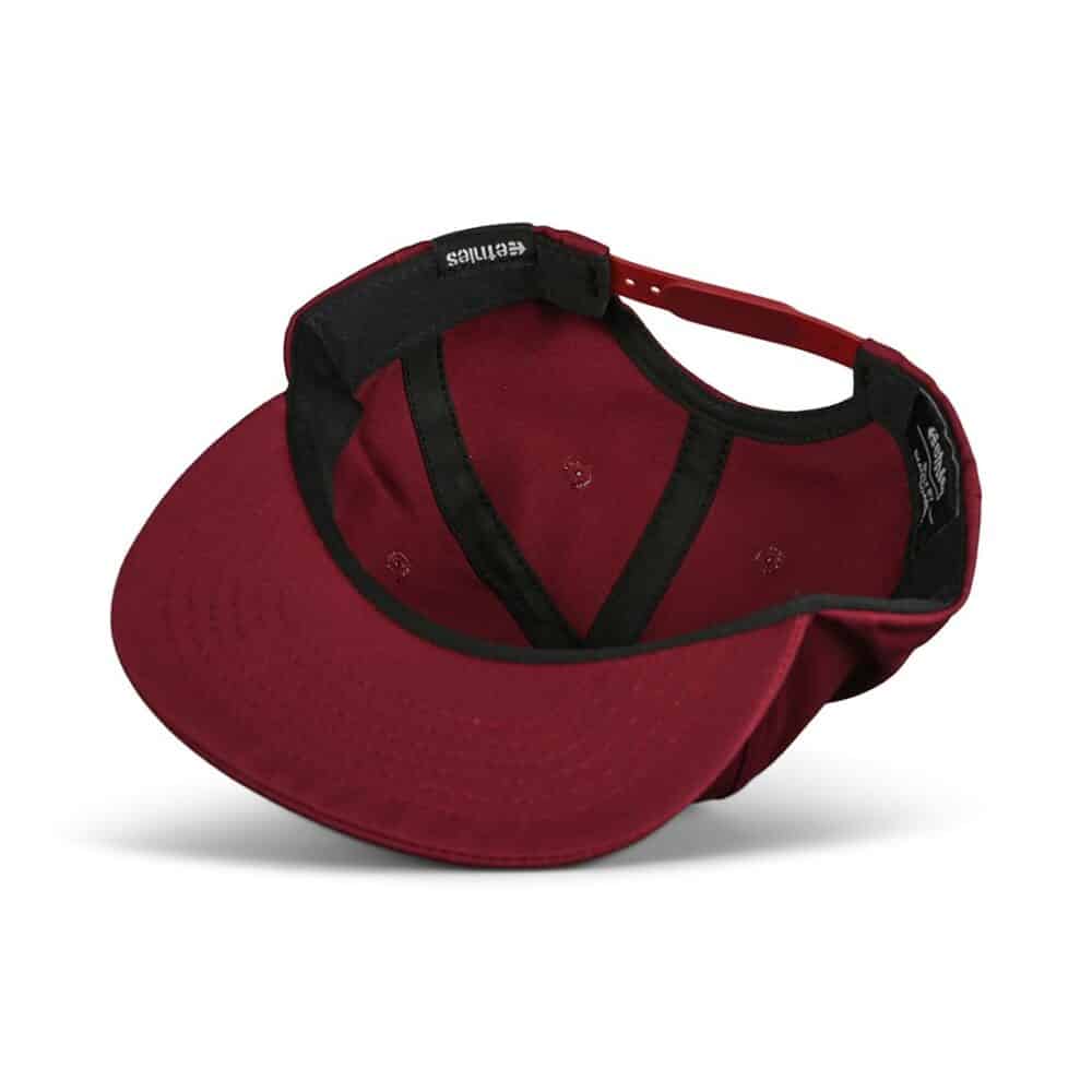 Etnies Icon Snapback Cap – Burgundy