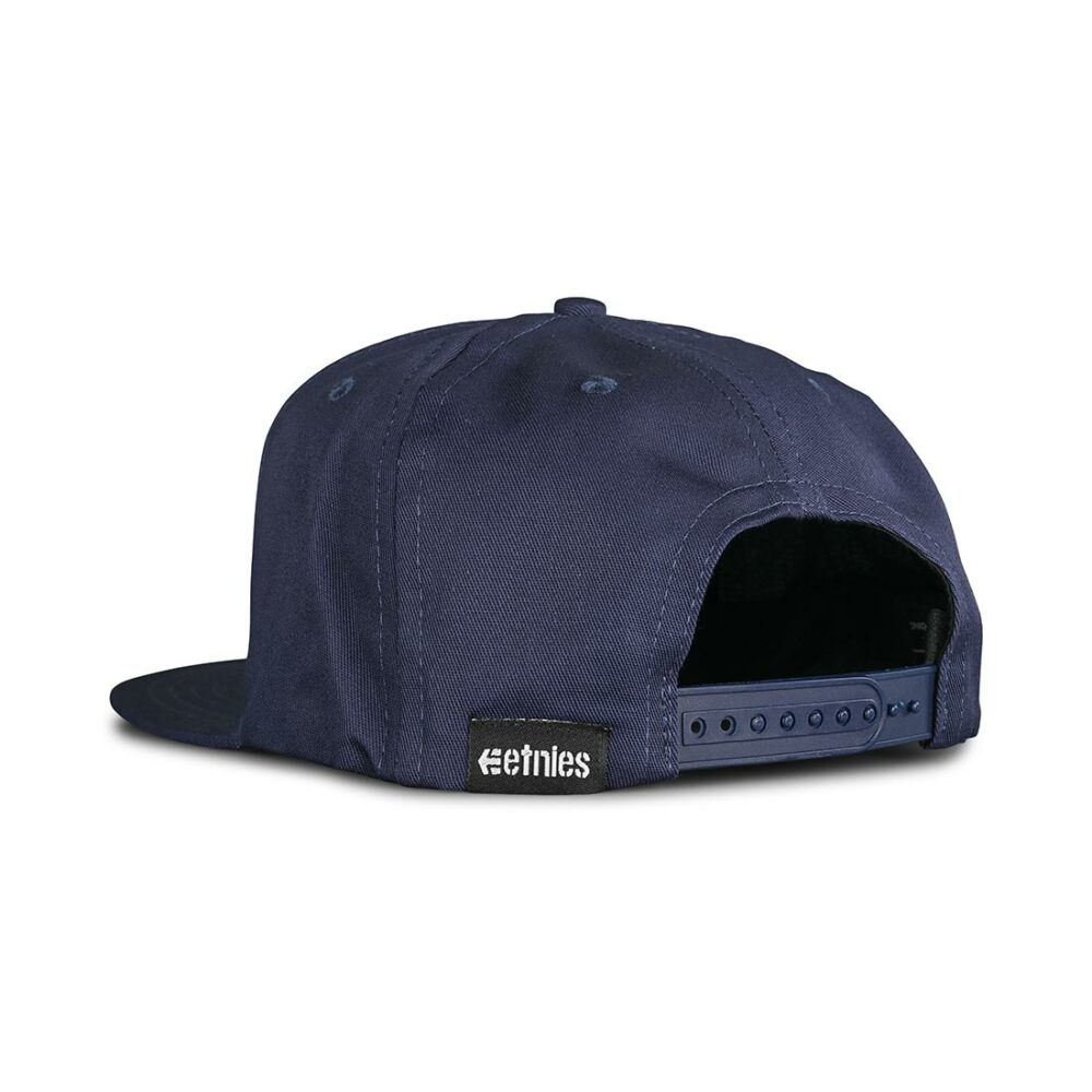 Etnies Icon Snapback Cap – Navy/Gold