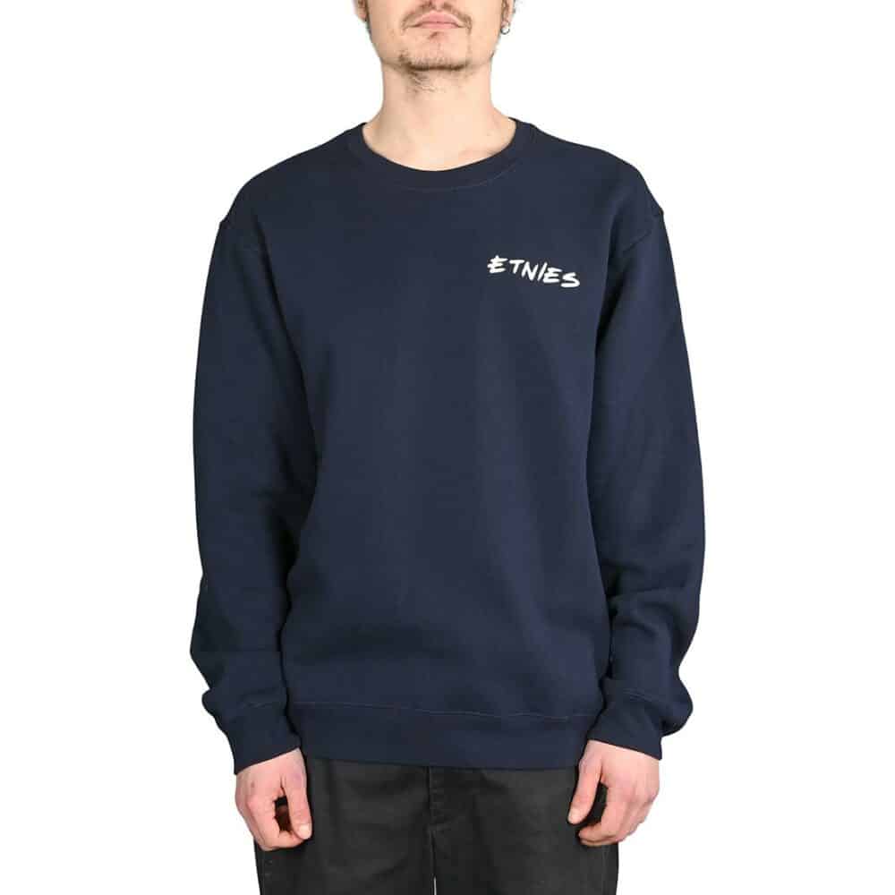 Etnies RP Circular Wave Crew Sweatshirt - Navy