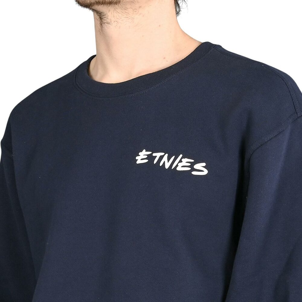 Etnies RP Circular Wave Crew Sweatshirt - Navy