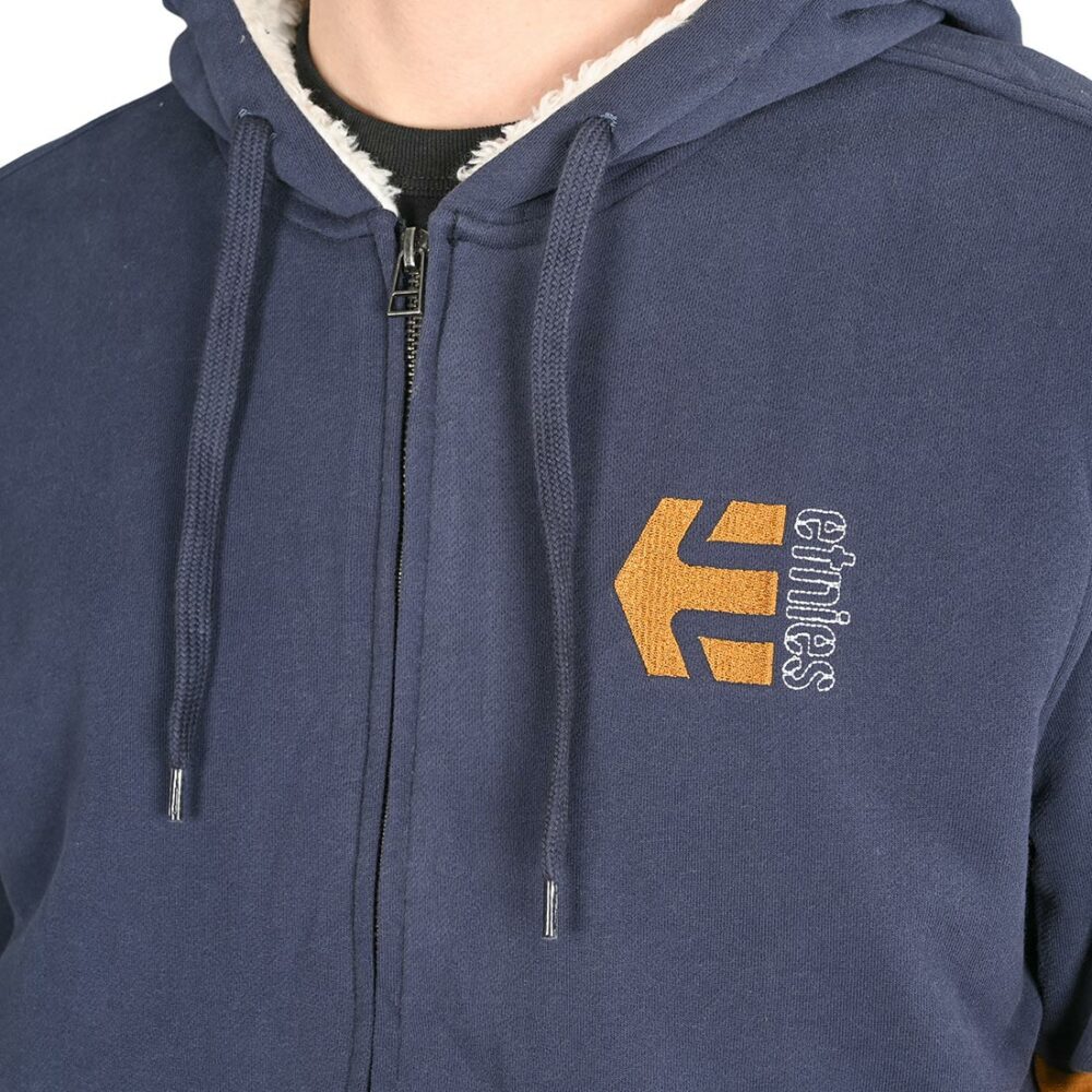 Etnies Shifty Sherpa Zip-Up Hoodie - Navy