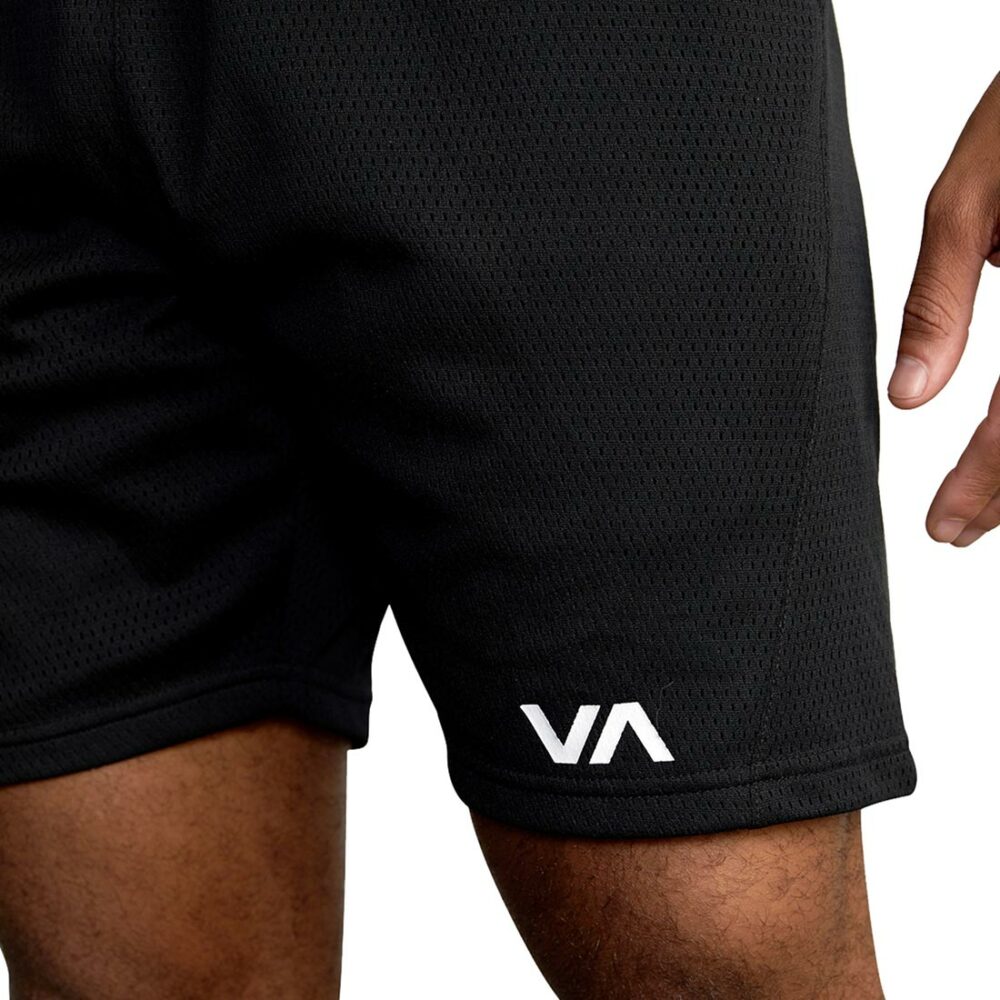 RVCA VA Mesh 19" Elasticated Walk Short - Black