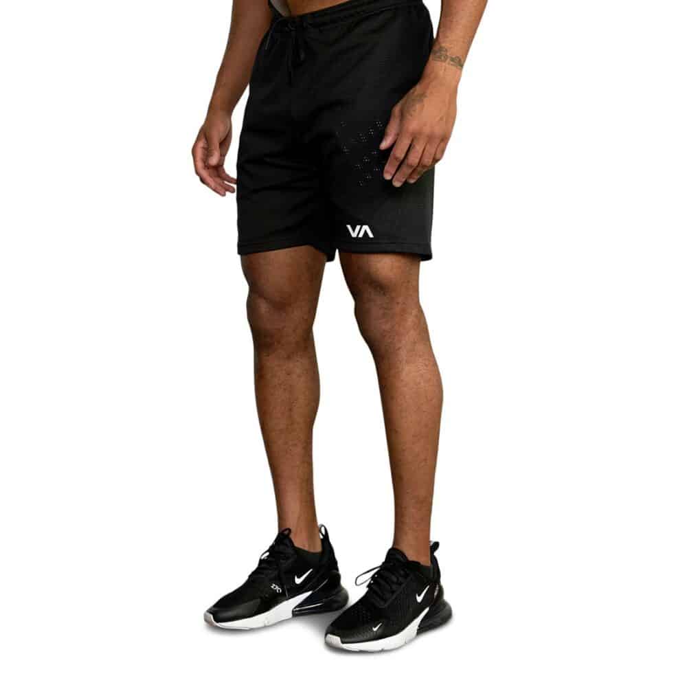 RVCA VA Mesh 19" Elasticated Walk Short - Black