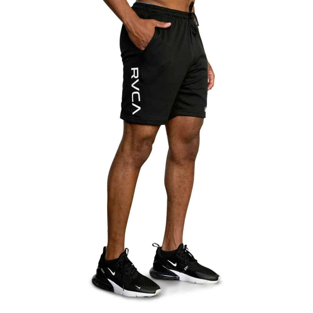 RVCA VA Mesh 19" Elasticated Walk Short - Black