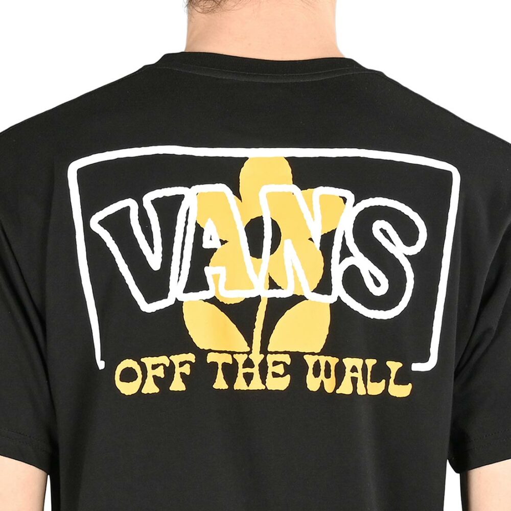 Vans Boxed Logo Floral S/S T-Shirt - Black