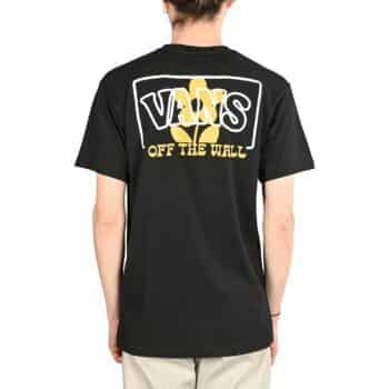 Vans Boxed Logo Floral S/S T-Shirt - Black