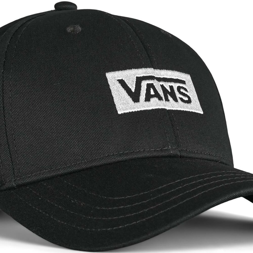 Vans Boxed Structured Jockey Snapback Hat - Black