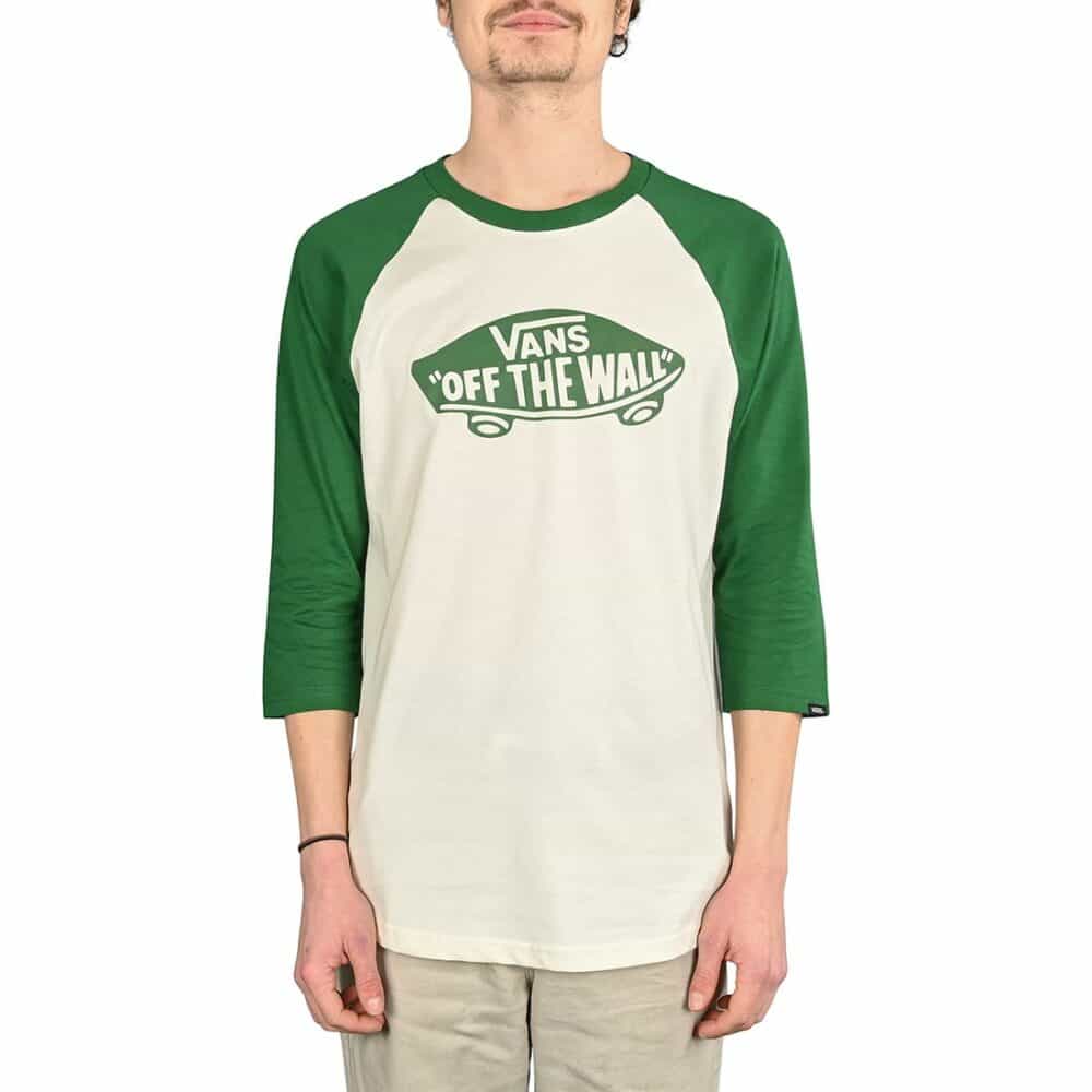 Vans OTW Raglan 3/4 Sleeve T-Shirt - Antique White/Green