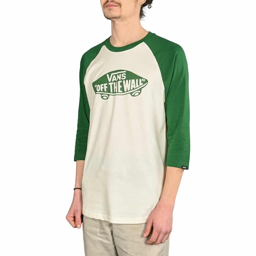 Vans OTW Raglan 3/4 Sleeve T-Shirt - Antique White/Green