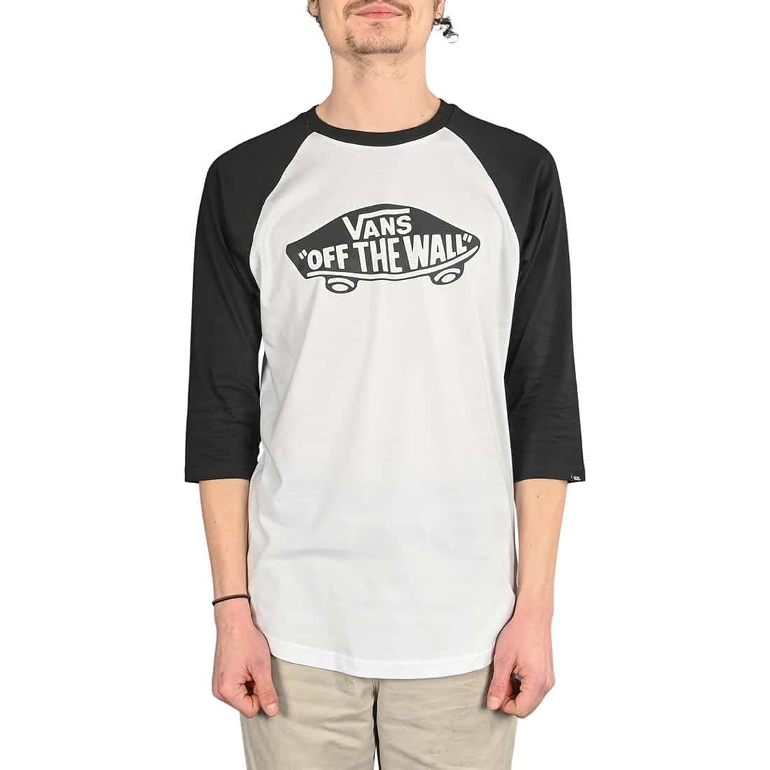 Vans OTW Raglan 3/4 Sleeve T-Shirt - White/Black - Supereight