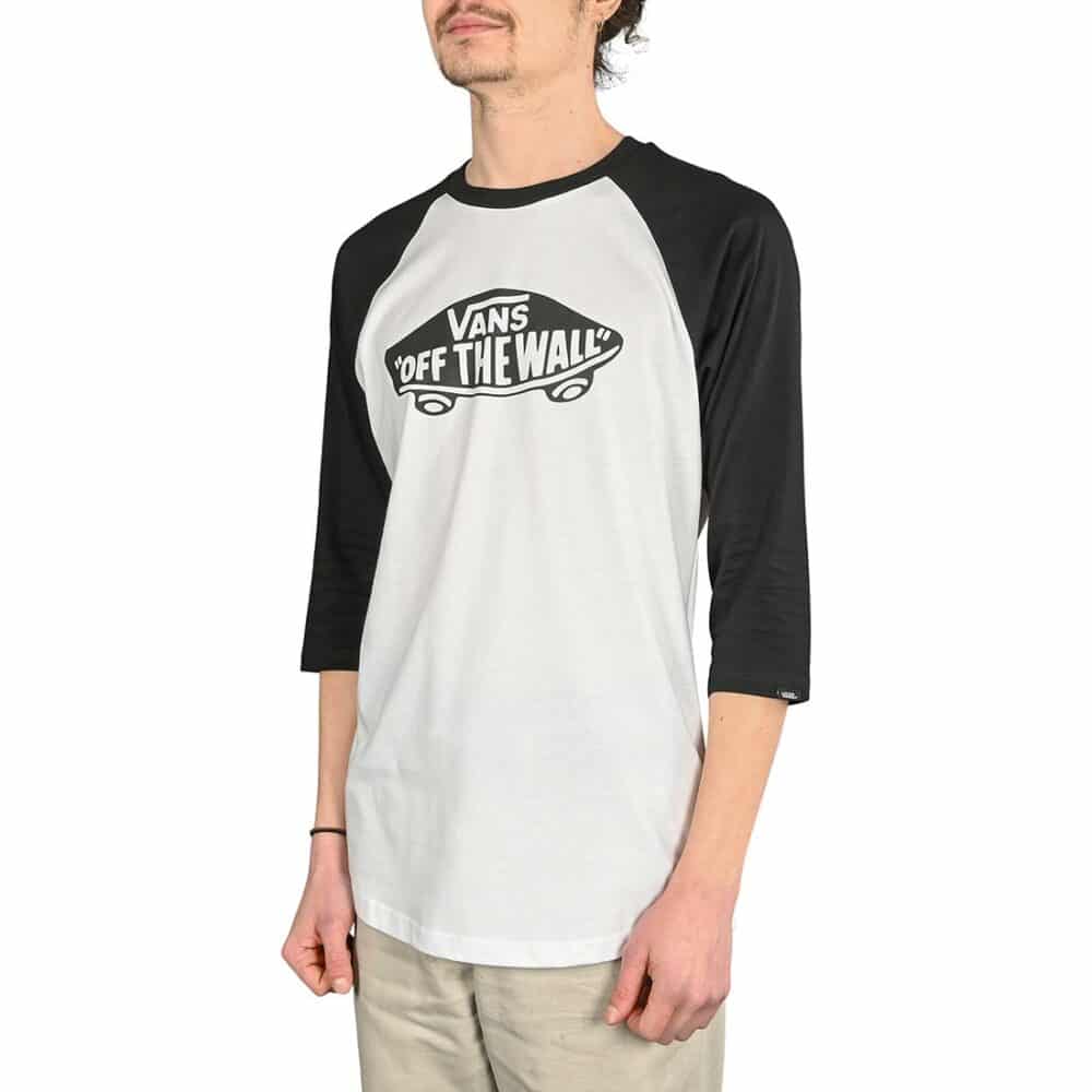 Vans OTW Raglan 3/4 Sleeve T-Shirt - White/Black