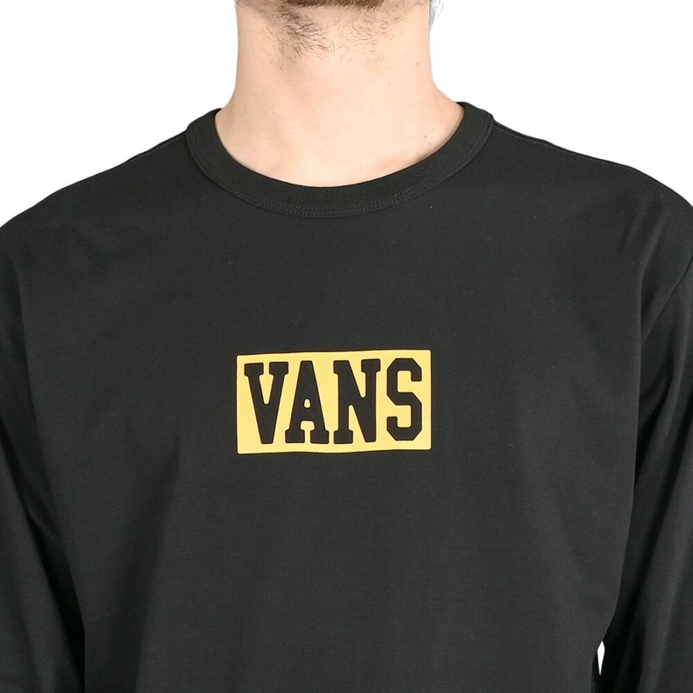 Vans Off The Wall Varsity L/S T-Shirt - Black