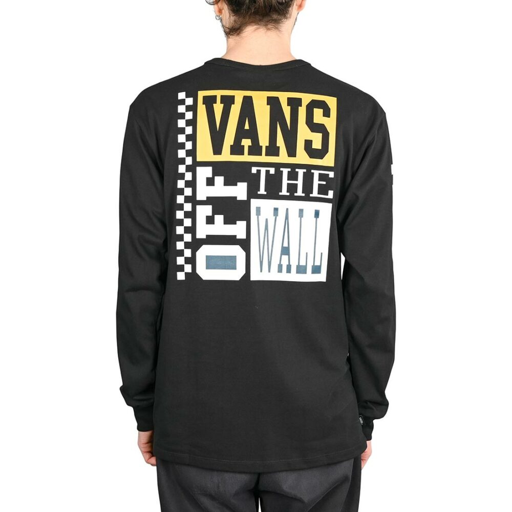 Vans Off The Wall Varsity L/S T-Shirt - Black