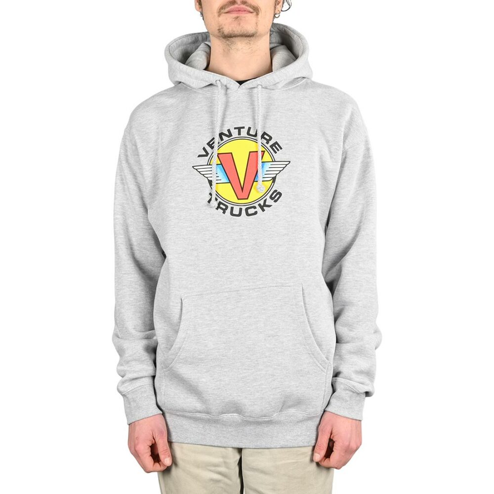 Venture Wings Pullover Hoodie - Grey Heather