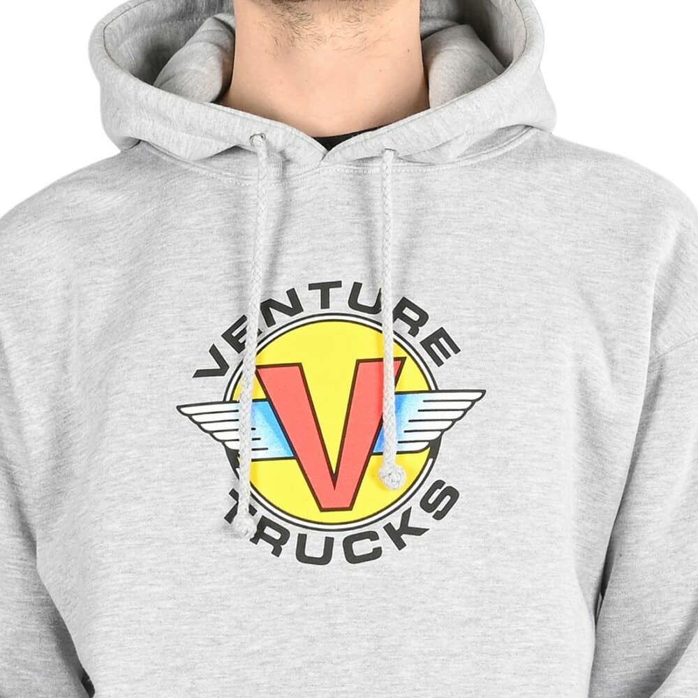 Venture Wings Pullover Hoodie - Grey Heather