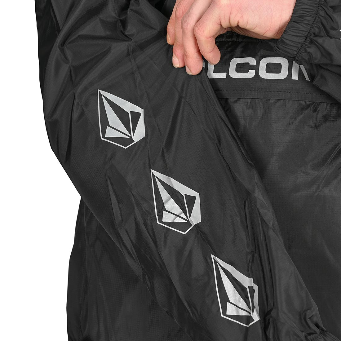 Volcom Earth Tripper Packable Jacket - Black - Supereight